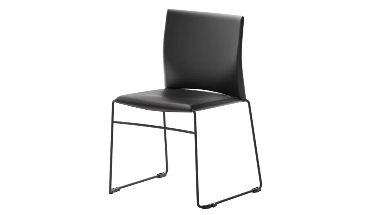 Sedia in ecopelle Web di Veneta Cucine
