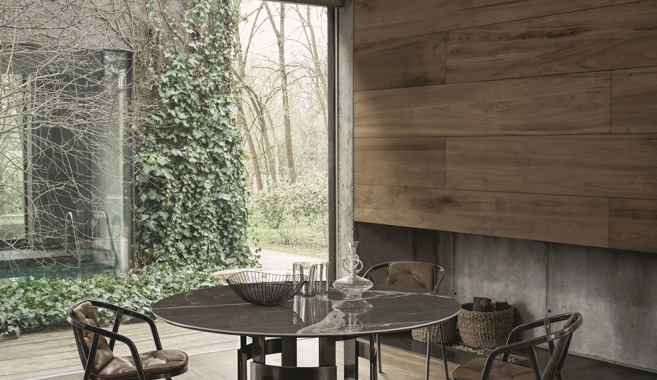 Tavolo Imperial Rotondo in SuperMarmo di Bontempi