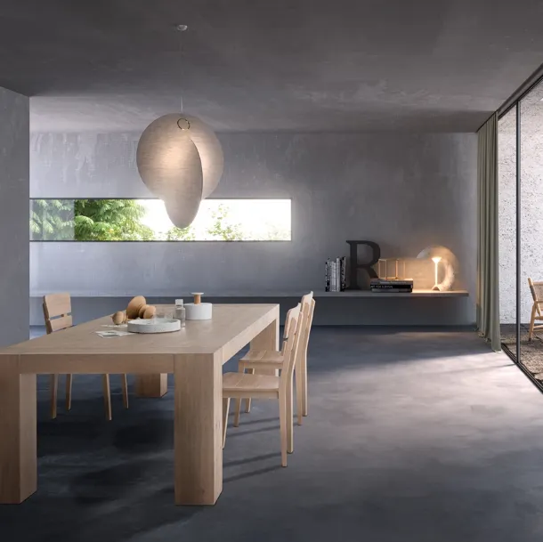 Tavolo allungabile Brooklyn in Rovere massello di Devina Nais