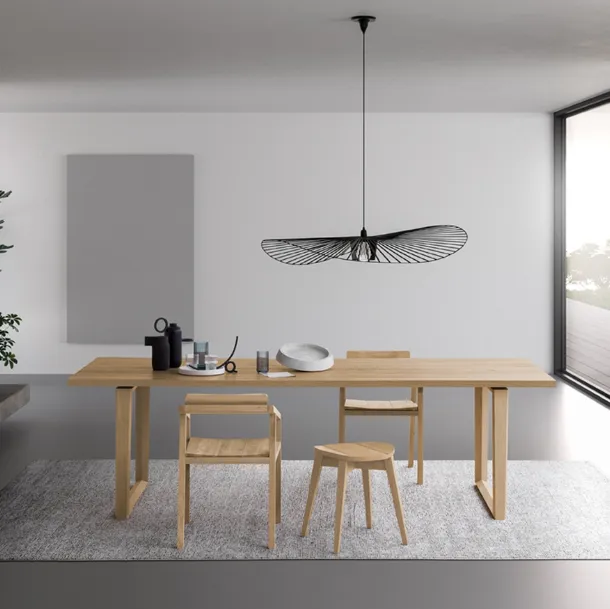 Tavolo Double in Rovere massello di Devina Nais