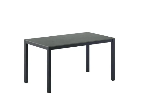 Tavolo allungabile Olimpo Caranto con piano in ceramica e struttura in metallo di Veneta Cucine