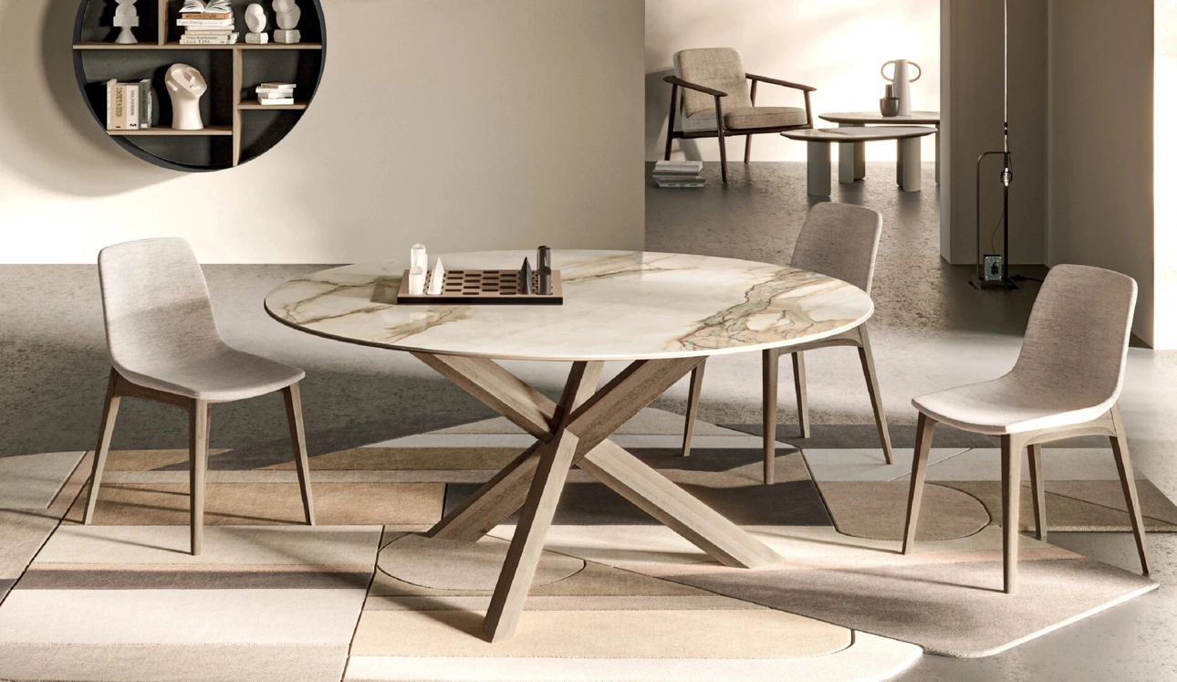Tavolo Piano Manhattan ring Ceramics di Devina Nais