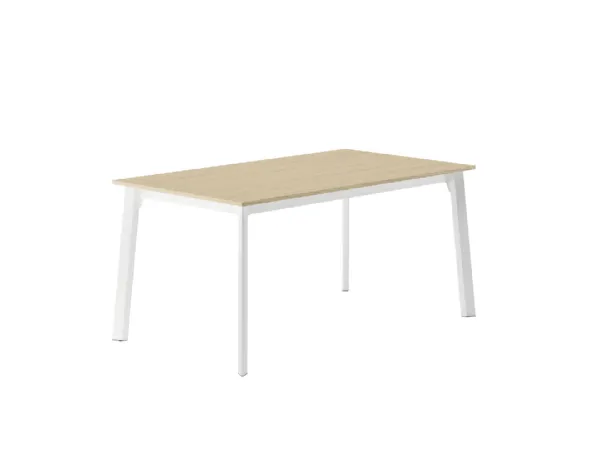 Tavolo da cucina Poseidone con paino in laminato e struttura in metallo di Veneta Cucine