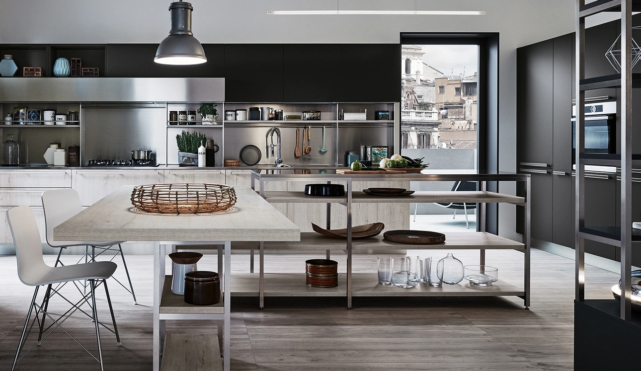 Cucina Moderna ad angolo Ethica di Veneta Cucine