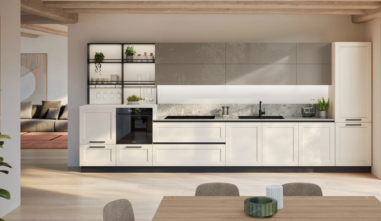 Cucina Moderna lineare Tablet 02 di Veneta Cucine